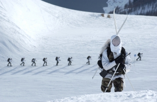  Reportage sur des chasseurs alpins, région de Chamonix 